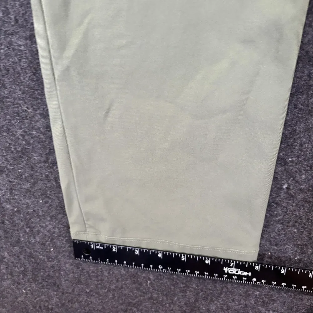 Lululemon ABC Classic Pants Men's 38x33 Green 5 Pocket Chino Straight Leg